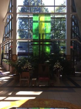Green Reflect!
Three part light to dark panel
Blessed Sacrament
Warren, OH